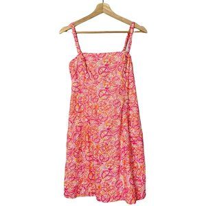Lilly Pulitzer Lola Hotty Pink Ten Speed Sleeveless Dress 6
